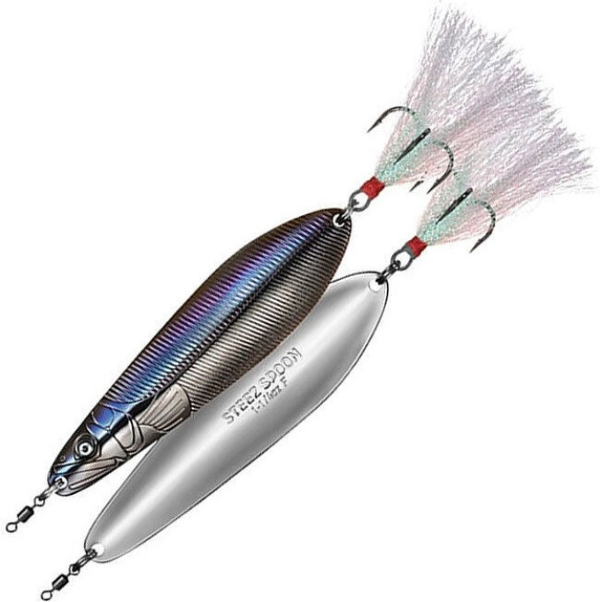 Блесна DAIWA STEEZ SPOON 22g (3/4 oz) PURPLE WAKASAGI 07434452