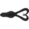 Силиконовая приманка DAIWA Kikker Curly (8,2см) Black 07432823